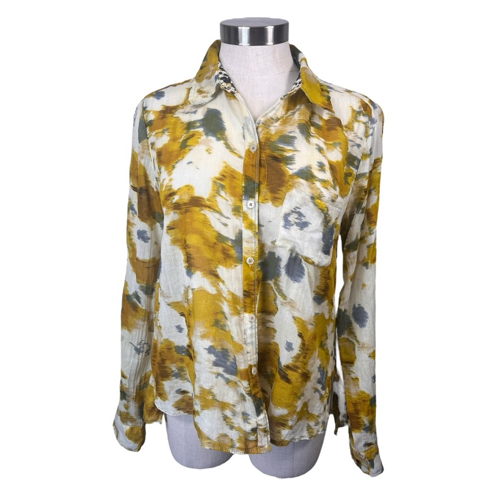 Anthropologie Holding Horses Arabel Button Down Shirt‎ Size 4